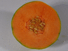 Cucumis melo Melon de Bellegarde; coupes
