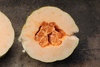 Cucumis melo momordica Snap melon; coupes
